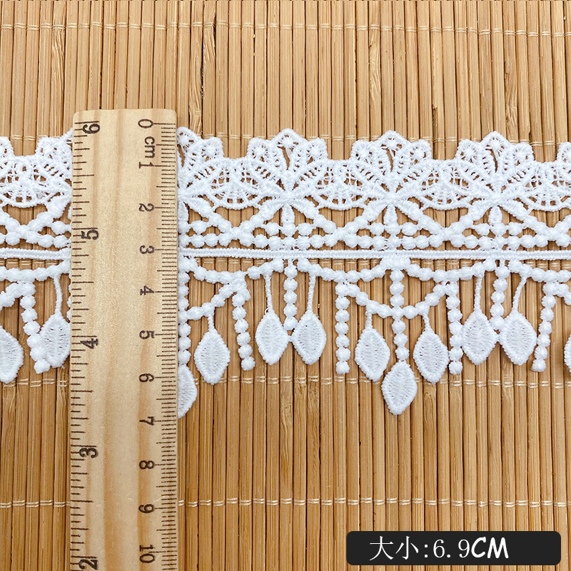 3หลาเย็บปักถักร้อยดอกไม้ Hollo - Lace Ribbon Trim บทวิจารณ์และราคา