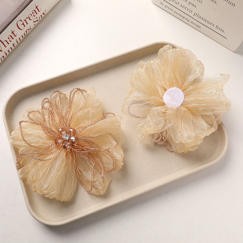ผ้าออร์แกนซ่าประดับดอกไม้ ตกแต - Applique Patch Flower บทวิจารณ์และราคา