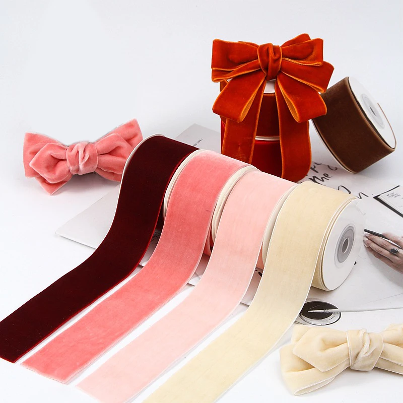 คลาสสิก 5 หลา 6 มม.-38 มม.ด้าน - Velvet Ribbon Roll บทวิจารณ์และราคา